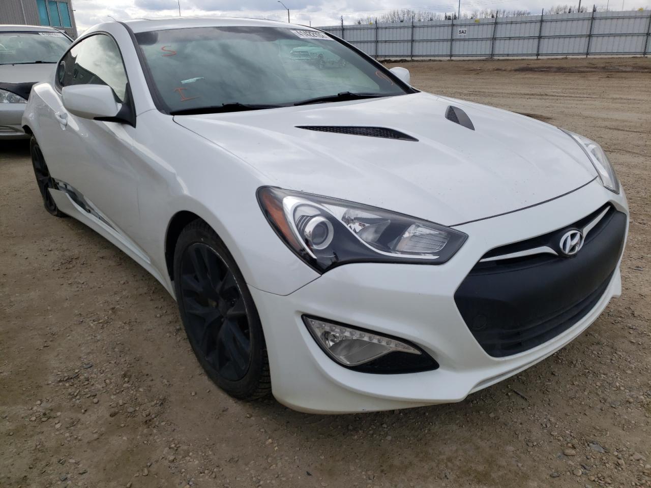 HYUNDAI GENESIS CO 2013 white  gas KMHHT6KDXDU102302 photo #1