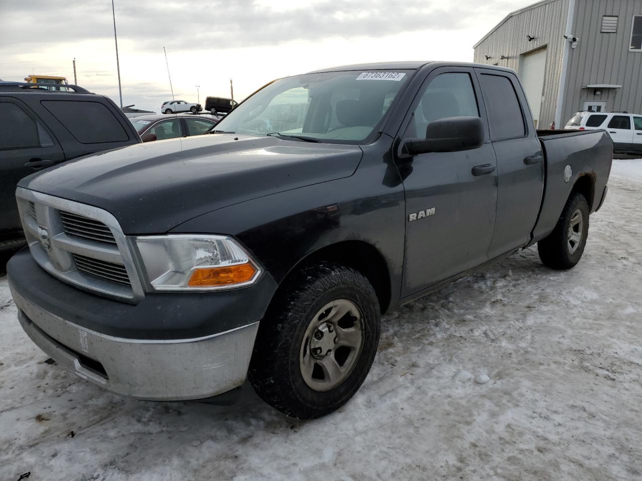 DODGE RAM 1500 2010 black  gas 1D7RV1GP9AS105746 photo #1