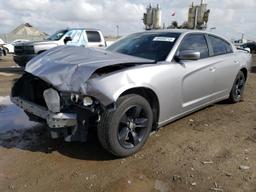 DODGE CHARGER SE 2014 silver  flexible fuel 2C3CDXBG0EH193083 photo #2