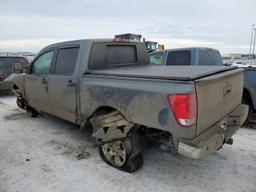 NISSAN TITAN S 2014 gray crew pic gas 1N6AA0EC0EN507797 photo #3