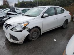 NISSAN VERSA S 2015 white  gas 3N1CN7AP8FL941875 photo #2