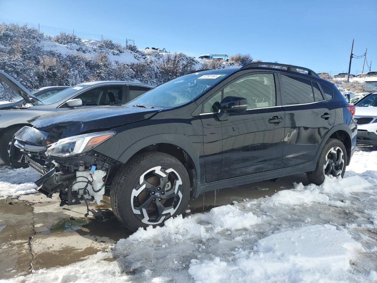 SUBARU CROSSTREK 2021 black  gas JF2GTHNC7MH356011 photo #1