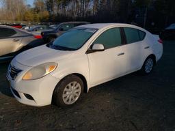 NISSAN VERSA S 2014 white  gas 3N1CN7AP0EK446526 photo #2