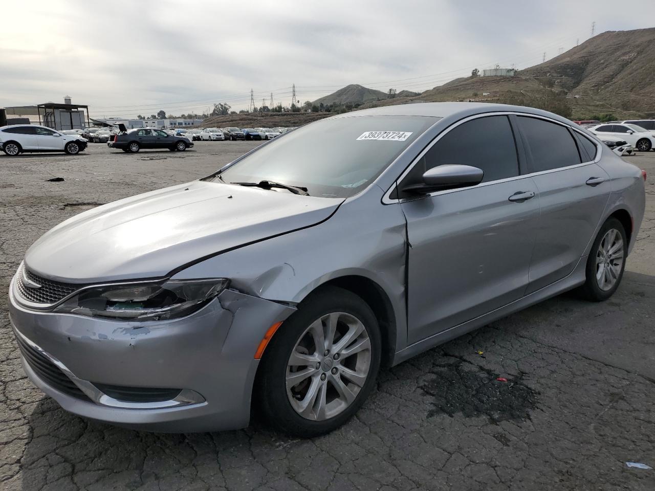 CHRYSLER 200 LIMITE 2015 silver sedan 4d gas 1C3CCCAB3FN645117 photo #1