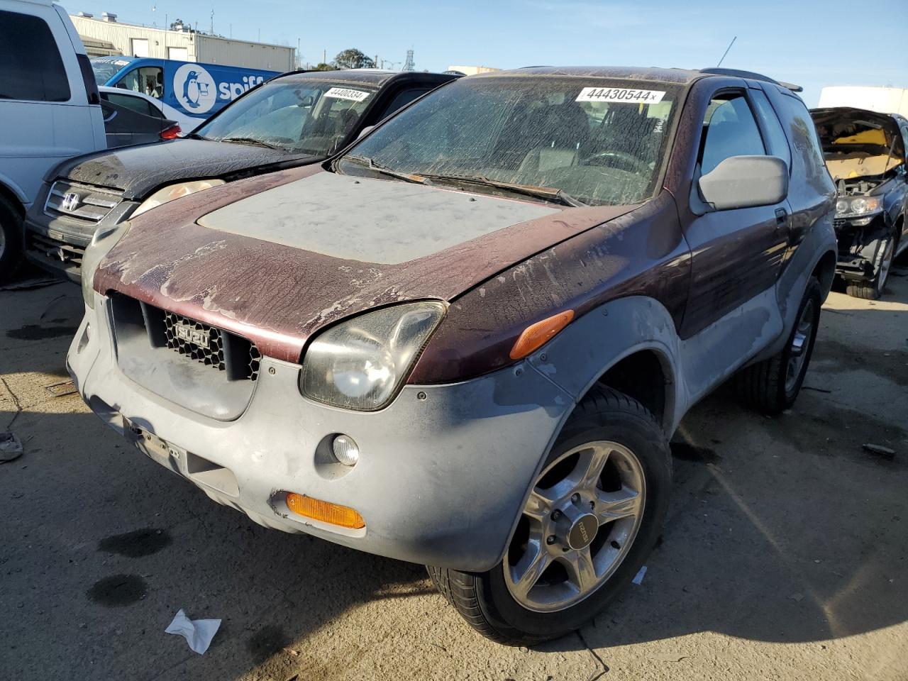 ISUZU VEHICROSS 2001 burgundy  gas JACCN57X517D01016 photo #1