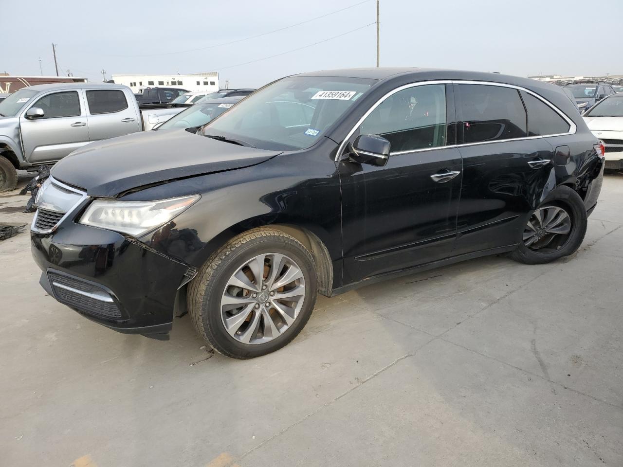 ACURA MDX TECHNO 2014 black 4dr spor gas 5FRYD4H63EB014831 photo #1