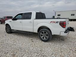 FORD F150 SUPER 2013 white crew pic gas 1FTFW1CT4DKG46351 photo #3