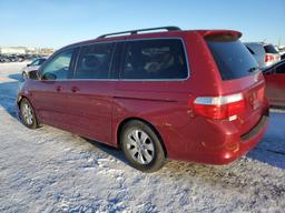 HONDA ODYSSEY EX 2005 red  gas 5FNRL38495B510752 photo #3