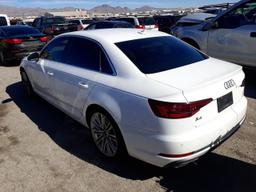 AUDI A4 PREMIUM 2019 white  gas WAUHMAF43KA041496 photo #3