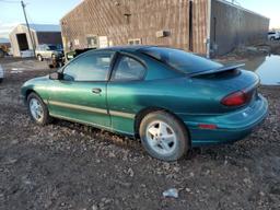 PONTIAC SUNFIRE SE 1997 green coupe gas 1G2JB12T9V7579374 photo #3