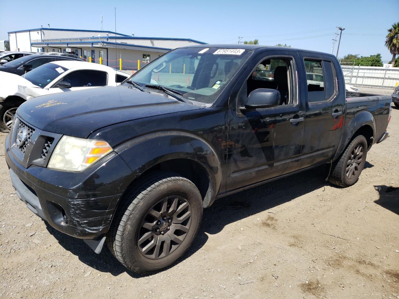 NISSAN FRONTIER S 2012 black crew pic gas 1N6AD0ER3CC401008 photo #1