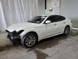 INFINITI Q70 3.7 2015 white  gas JN1BY1AR3FM561043 photo #2