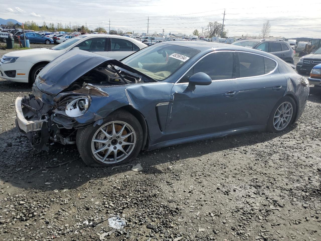 PORSCHE PANAMERA S 2010 blue  gas WP0AB2A70AL062925 photo #1