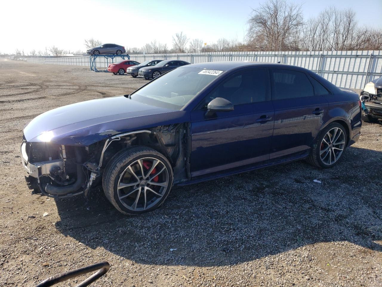 AUDI S4 PRESTIG 2019 blue  gas WAUC4AF43KA002109 photo #1