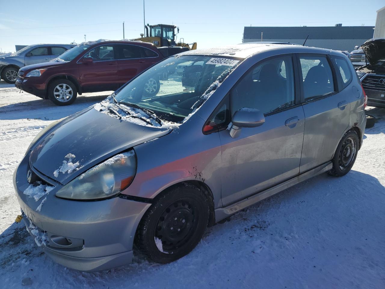 HONDA FIT SPORT 2008 silver  gas JHMGD38618S813116 photo #1