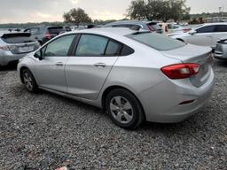 CHEVROLET CRUZE LS 2017 silver  gas 3G1BC5SM8HS553506 photo #3