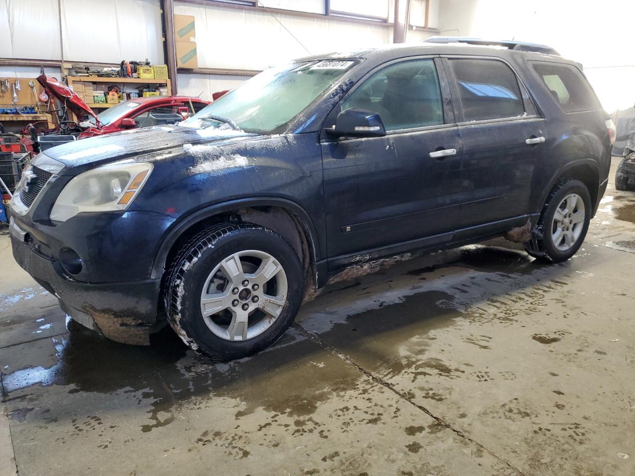 GMC ACADIA SLE 2009 blue  gas 1GKER13D09J148452 photo #1