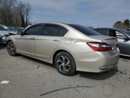 HONDA ACCORD LX 2017 gold sedan 4d gas 1HGCR2F38HA038213 photo #3