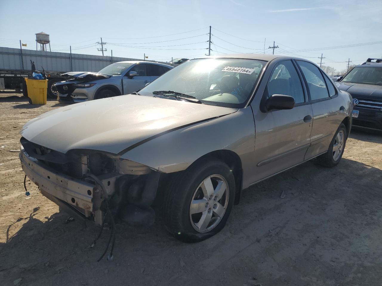 CHEVROLET CAVALIER L 2003 tan sedan 4d gas 1G1JF52F537277474 photo #1