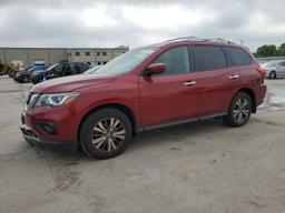 NISSAN PATHFINDER 2018 red  gas 5N1DR2MN3JC666368 photo #2