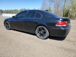 BMW 750 I 2008 black  gas WBAHL83518DT12247 photo #3