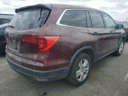 HONDA PILOT LX 2018 maroon  gas 5FNYF5H12JB027862 photo #4