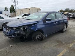 NISSAN SENTRA S 2019 blue  gas 3N1AB7AP8KY415856 photo #2