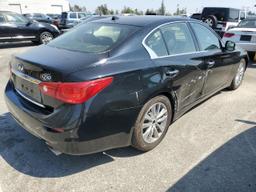 INFINITI Q50 BASE 2015 black  gas JN1BV7APXFM351145 photo #4