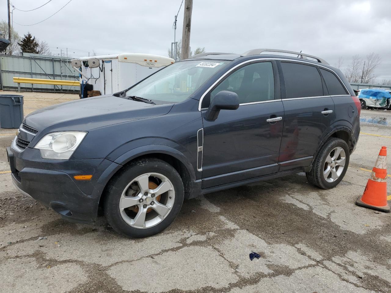 CHEVROLET CAPTIVA LT 2014 blue 4dr spor flexible fuel 3GNAL4EK1ES644014 photo #1