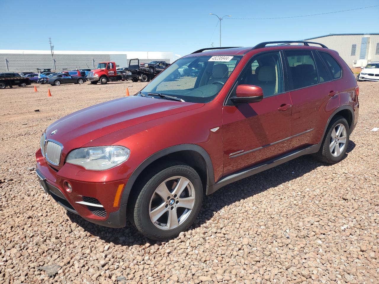 BMW X5 XDRIVE3 2012 red 4dr spor diesel 5UXZW0C56CL672188 photo #1