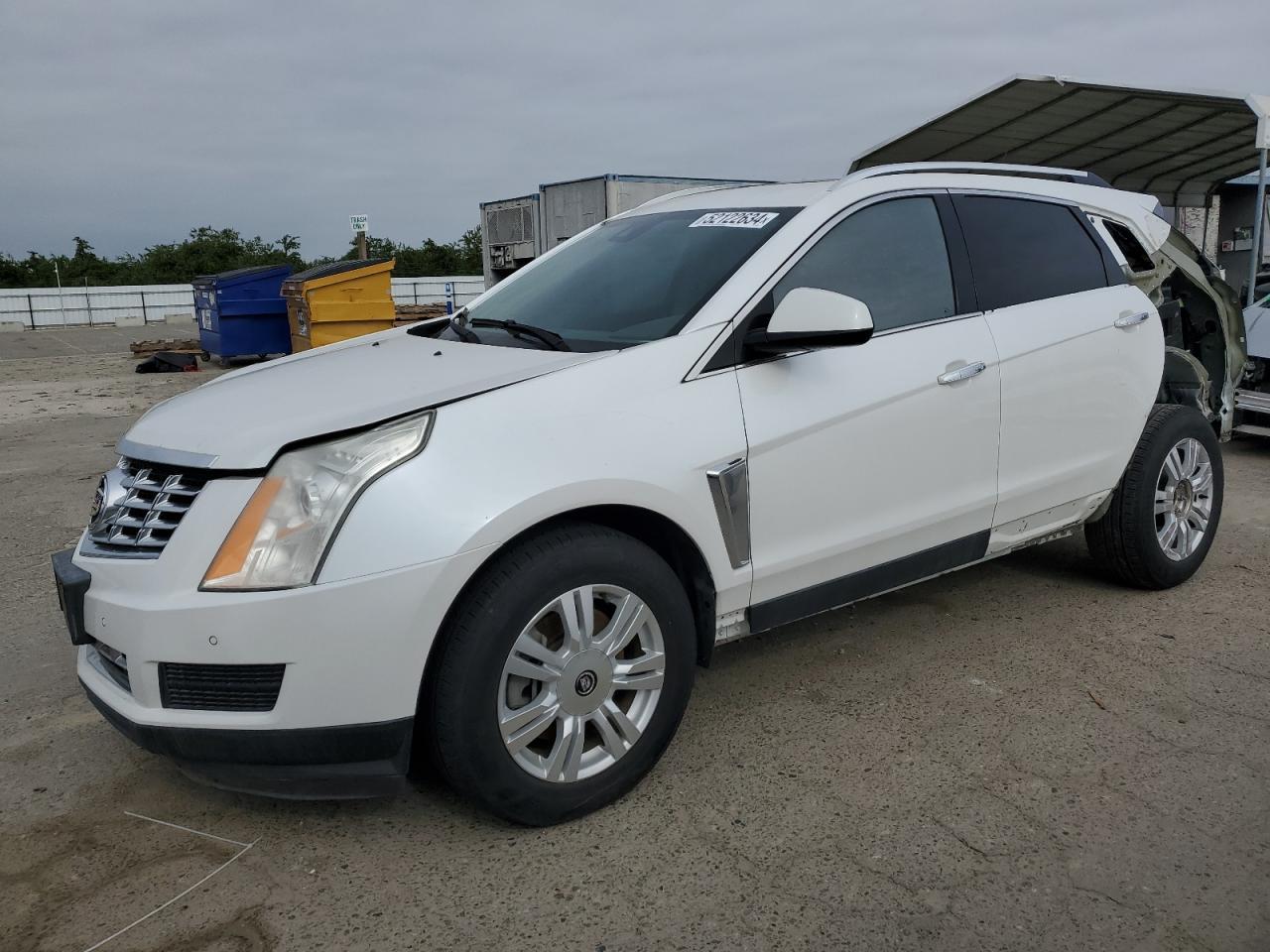 CADILLAC SRX LUXURY 2016 white 4dr spor gas 3GYFNBE39GS567668 photo #1