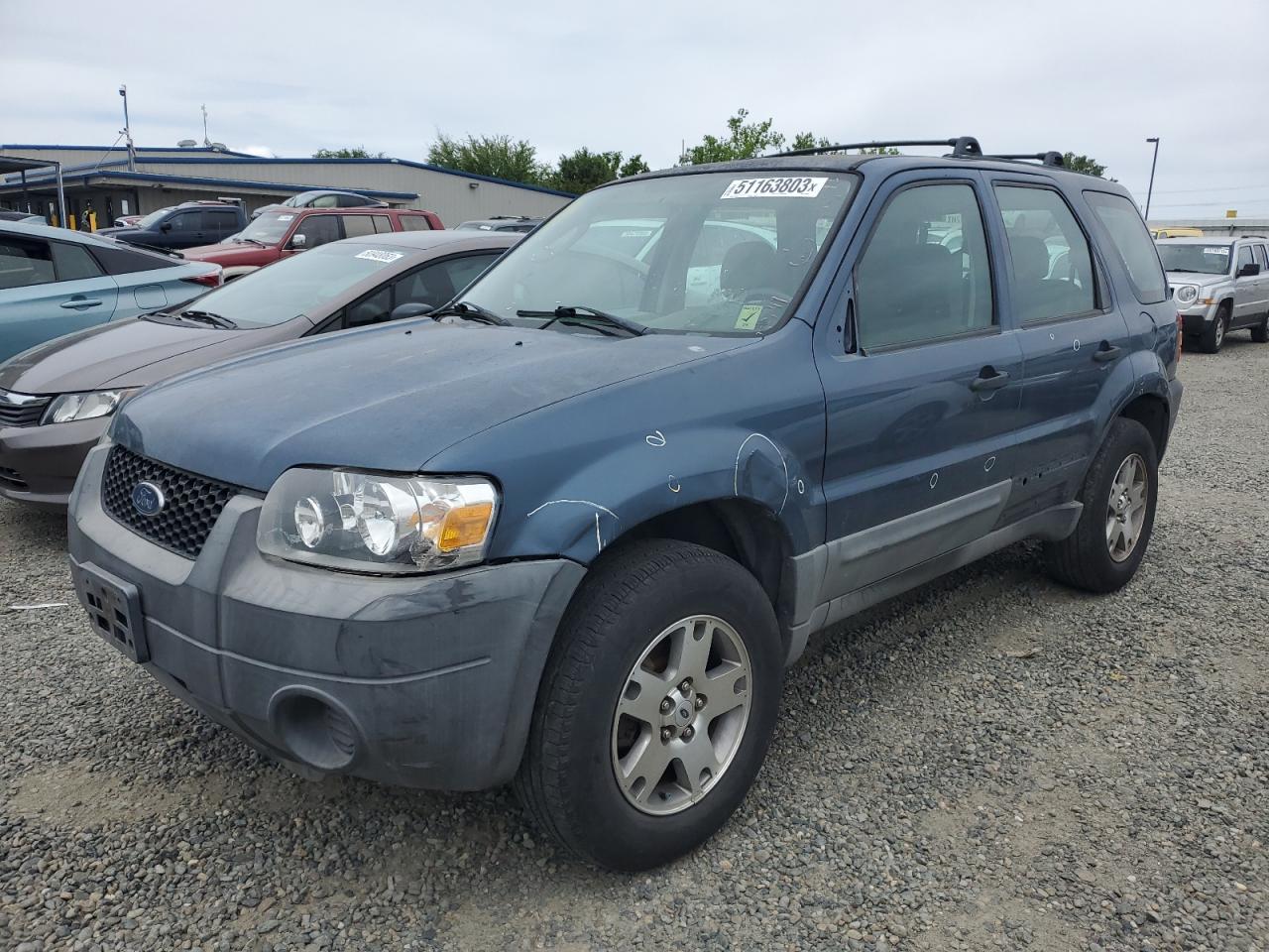 FORD ESCAPE XLS 2006 blue 4dr spor gas 1FMYU02Z76KA54147 photo #1