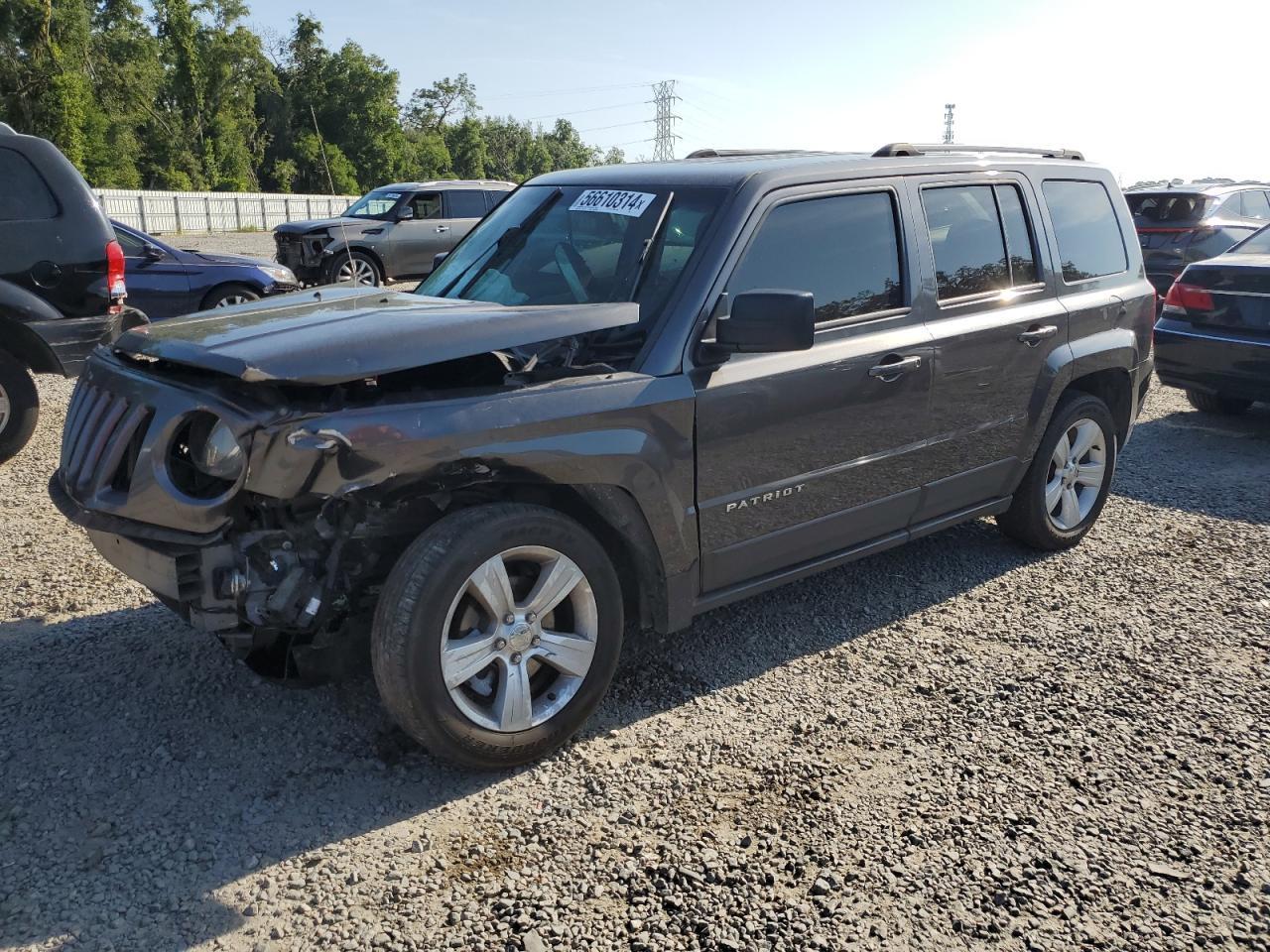 JEEP PATRIOT LA 2017 gray  gas 1C4NJPFB0HD184543 photo #1