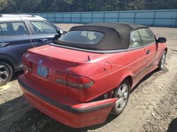 SAAB 9-3 SE 2003 red  gas YS3DF78K537005620 photo #4