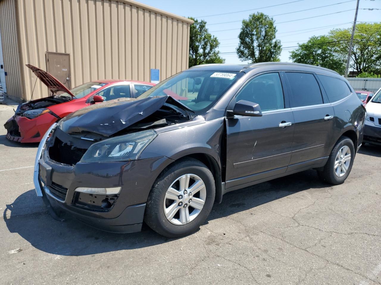 CHEVROLET TRAVERSE L 2014 charcoal  gas 1GNKVHKD7EJ248800 photo #1