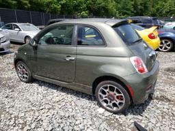 FIAT 500 2012 green  gas 3C3CFFBR9CT310539 photo #3