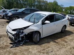 TOYOTA PRIUS NIGH 2022 white  hybrid engine JTDKAMFU3N3174156 photo #2