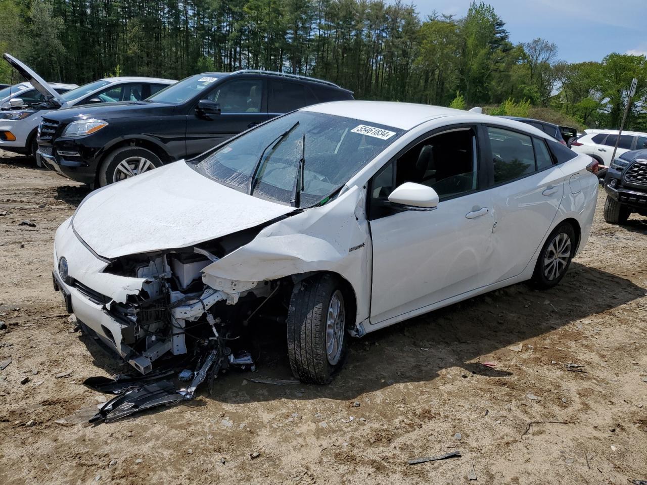 TOYOTA PRIUS NIGH 2022 white  hybrid engine JTDKAMFU3N3174156 photo #1