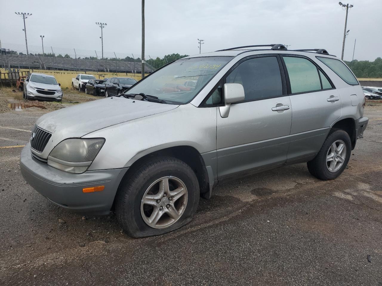 LEXUS RX 300 2000 silver  gas JT6GF10U5Y0060929 photo #1