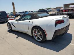 CHEVROLET CORVETTE S 2014 white  gas 1G1YF3D75E5107560 photo #3