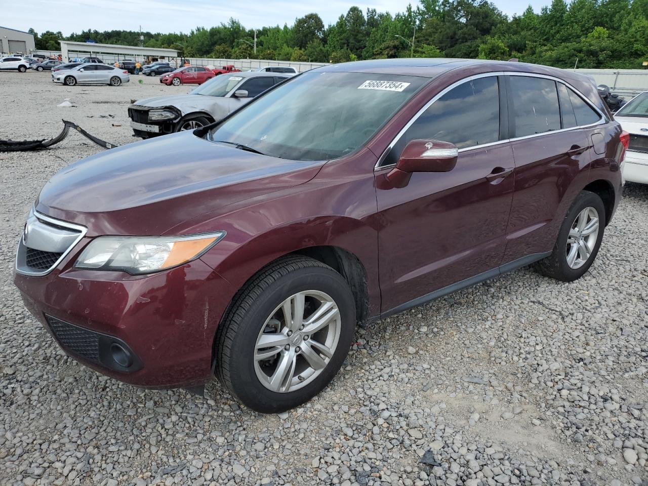 ACURA RDX 2014 maroon 4dr spor gas 5J8TB3H30EL015872 photo #1