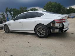 GENESIS G80 BASE 2021 white  gas KMTGB4SCXMU046684 photo #3