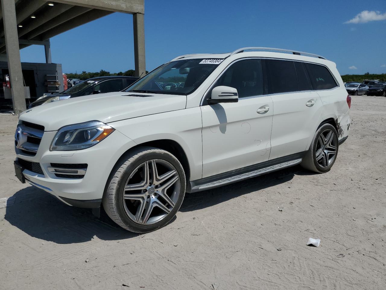 MERCEDES-BENZ GL 450 4MA 2013 white  gas 4JGDF7CE8DA174894 photo #1