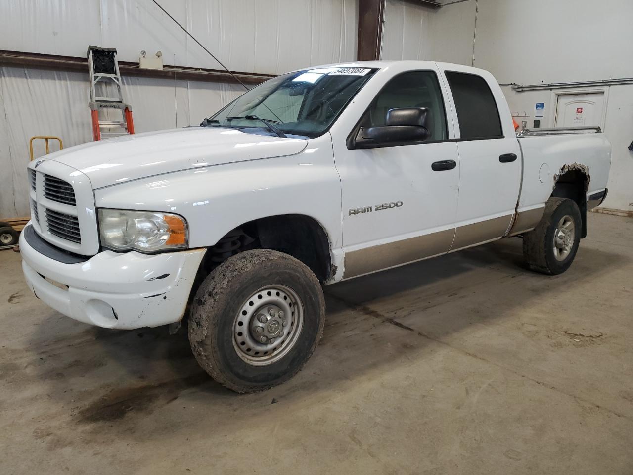 DODGE RAM 2500 S 2003 white  diesel 3D7KU28C23G827902 photo #1