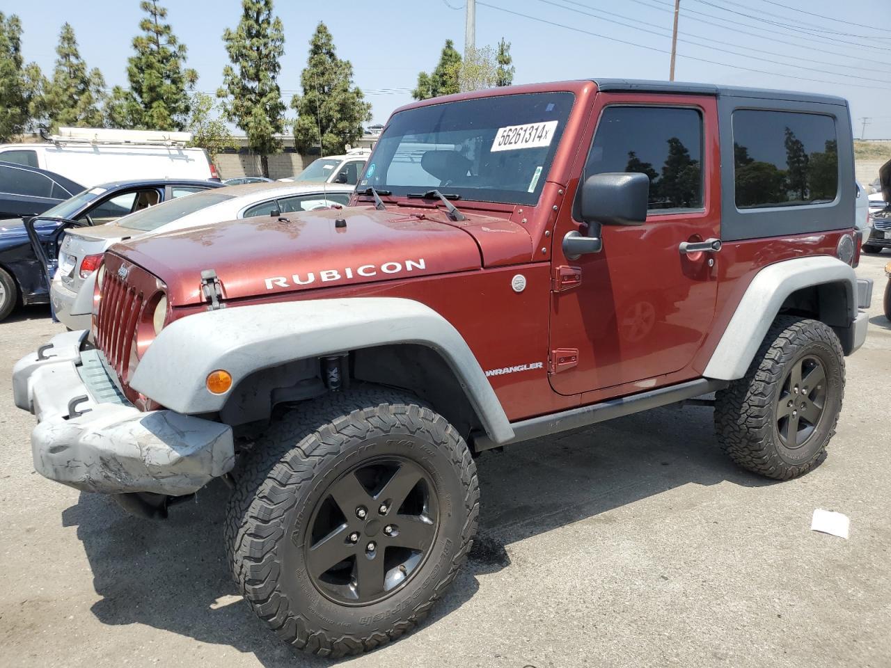 JEEP WRANGLER R 2010 burgundy  gas 1J4HA6D15AL104337 photo #1