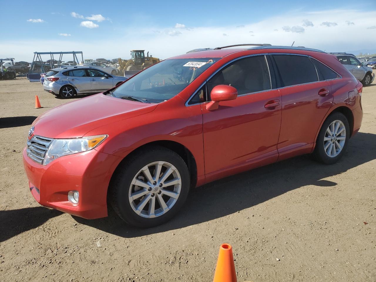 TOYOTA VENZA 2010 red  gas 4T3ZA3BB1AU021604 photo #1