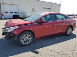 HYUNDAI SONATA SE 2016 red  gas 5NPE24AF0GH393036 photo #2