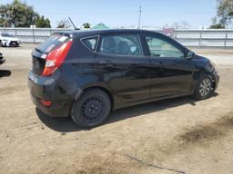 HYUNDAI ACCENT SE 2017 black hatchbac gas KMHCT5AE9HU349587 photo #4