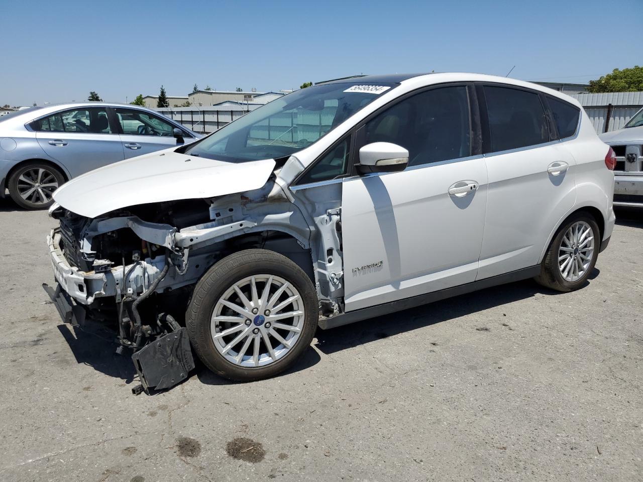 FORD C-MAX SEL 2013 white  hybrid engine 1FADP5BUXDL545949 photo #1