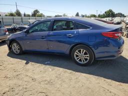 HYUNDAI SONATA SE 2017 blue sedan 4d gas 5NPE24AF8HH584544 photo #3